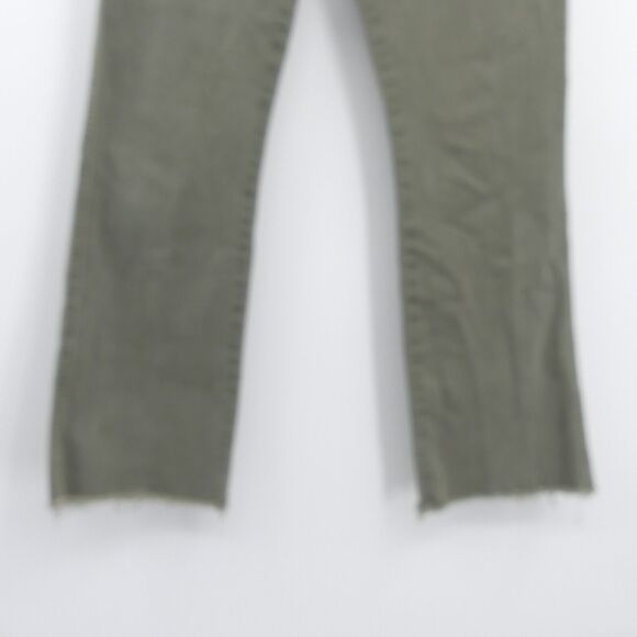 Joe's Jeans The Slim Kick Ankle Trousers Size 25 Deep Celadon Green Crop Stretch - Picture 2 of 8